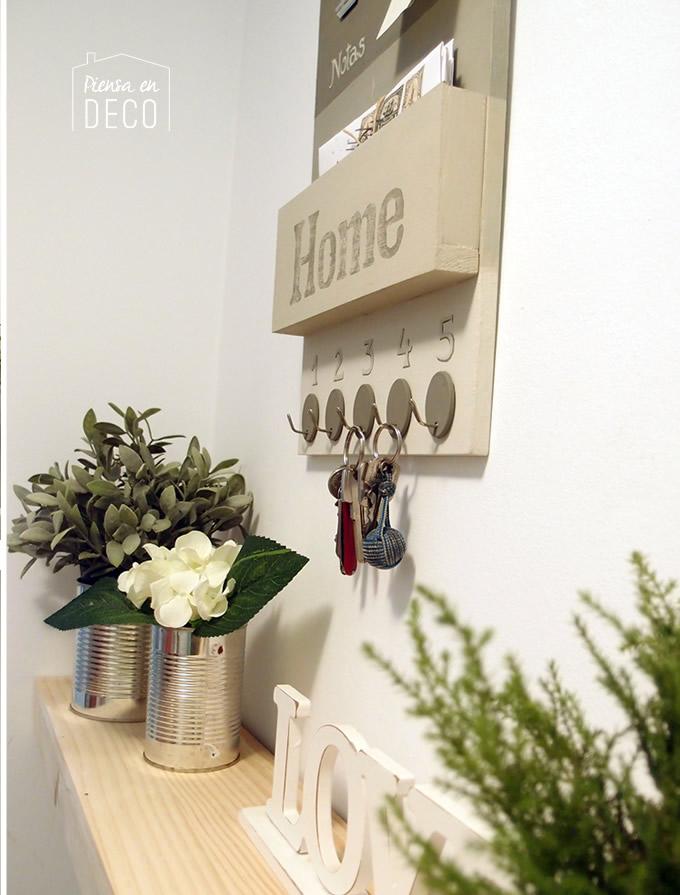 llavero para el recibidor de casa