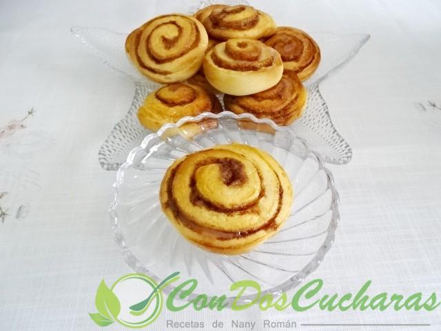 Caracolas suecas de canela