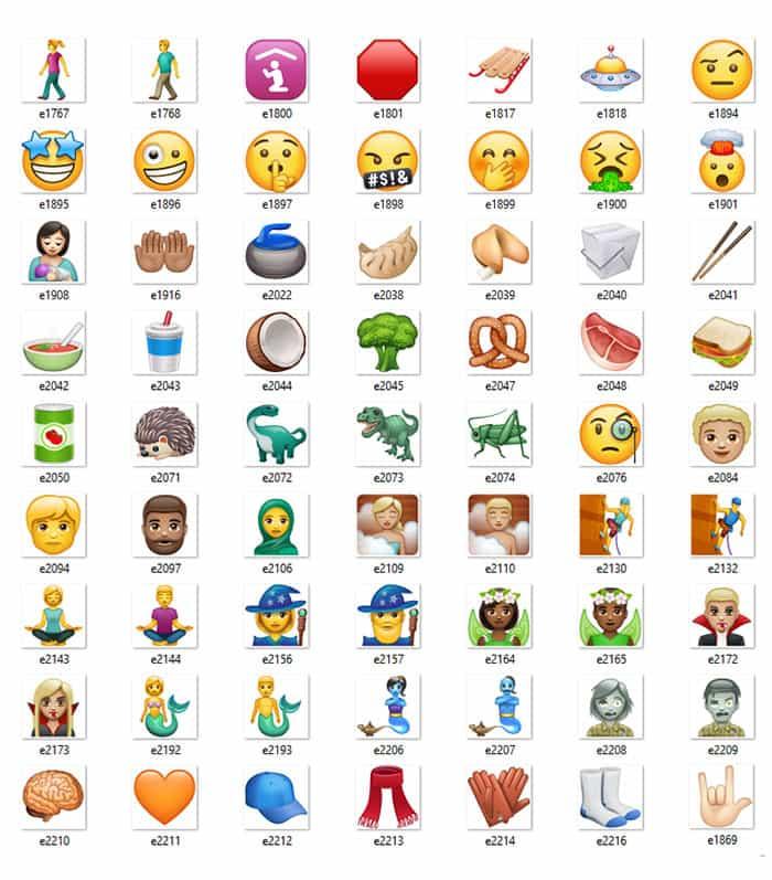 imagen nuevos emojis de WhatsApp para Android
