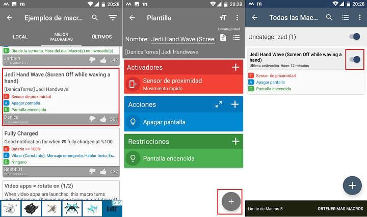 truco para apagar el movil pasando la mano y sin tocarlo