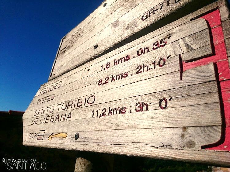 primera plano de flechas de madera indicativas