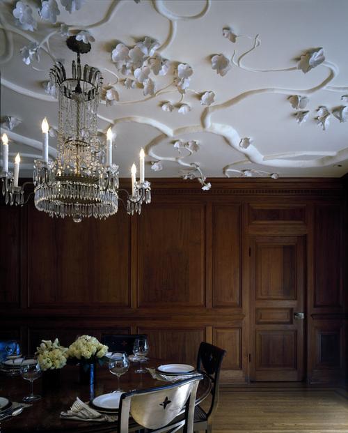 techo de porcelana y yeso