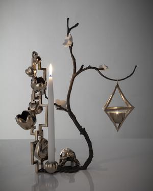 candelabro del artista David Wiseman