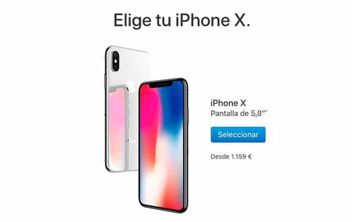 imagen reservar iphone x