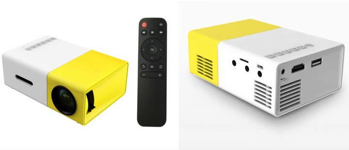 FW1S YG300 Proyector LED compacto con tecnologia LCD en analisis reseña review resolución a 1080P un puerto USB memoria SD y HDMI especificaciones precio y opinión