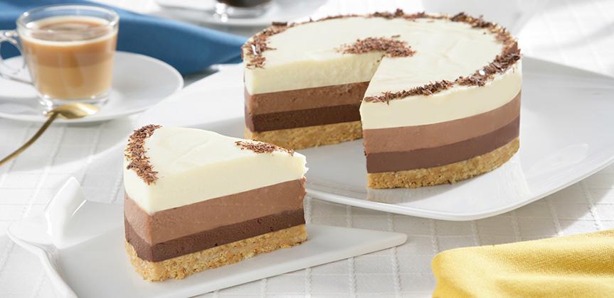 tarta tres chocolates
