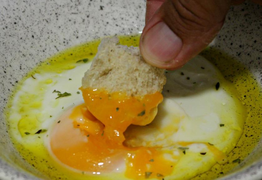 huevo frito al microondas