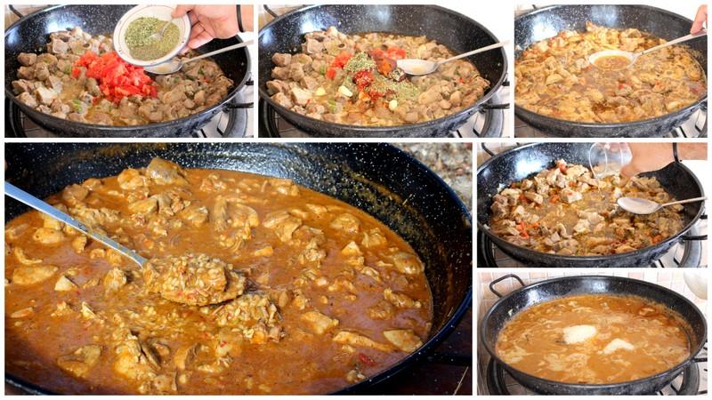 caldereta de cordero con arroz