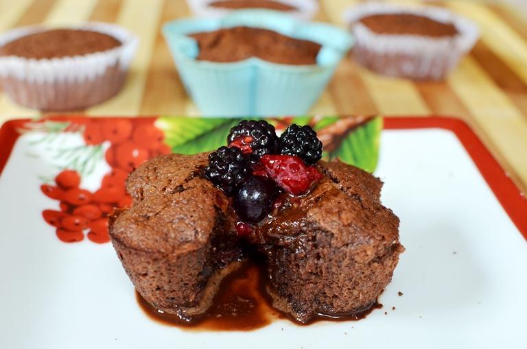 Volcán de Chocolate Nutralicioso