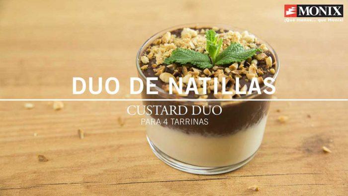 duo de natillas chocolate vainilla