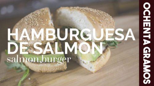 hamburguesa de salmon