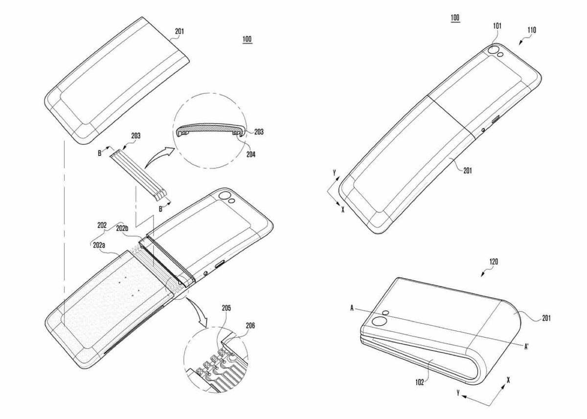 móvil plegable de Samsung