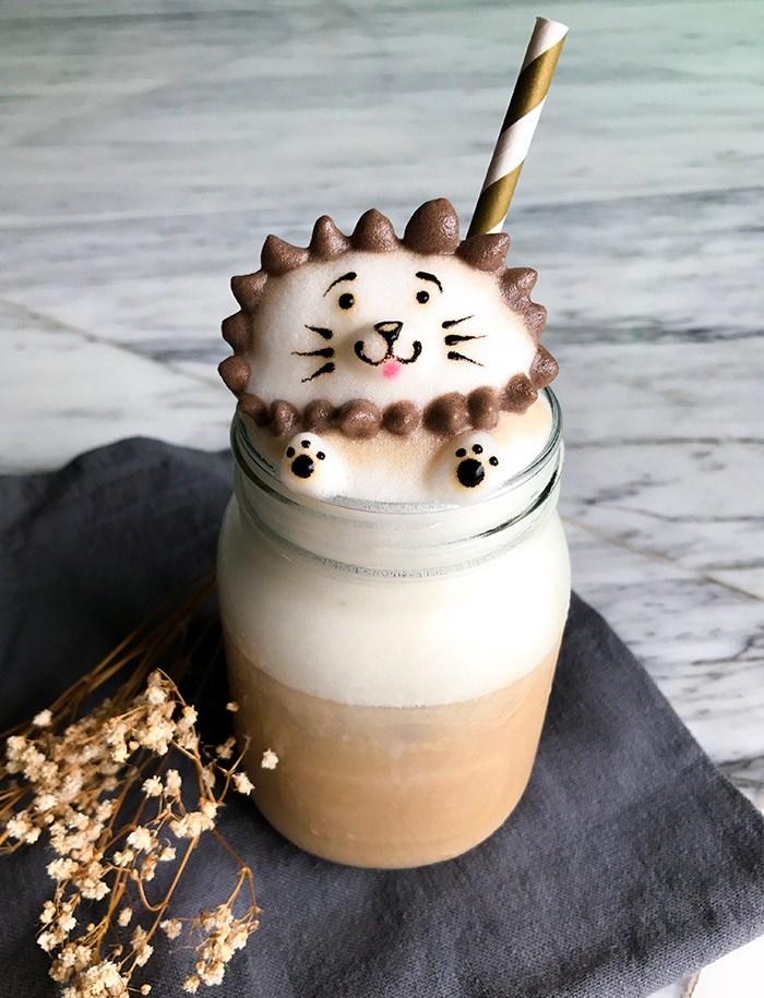 arte en espuma de café