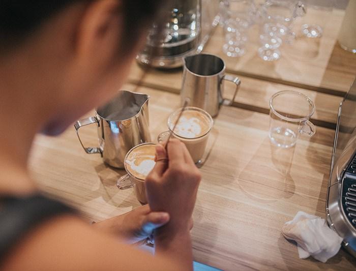 arte en espuma de café