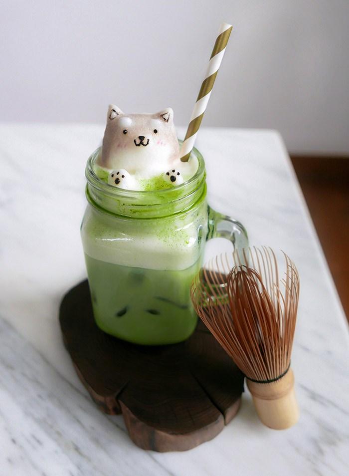 arte en espuma de café