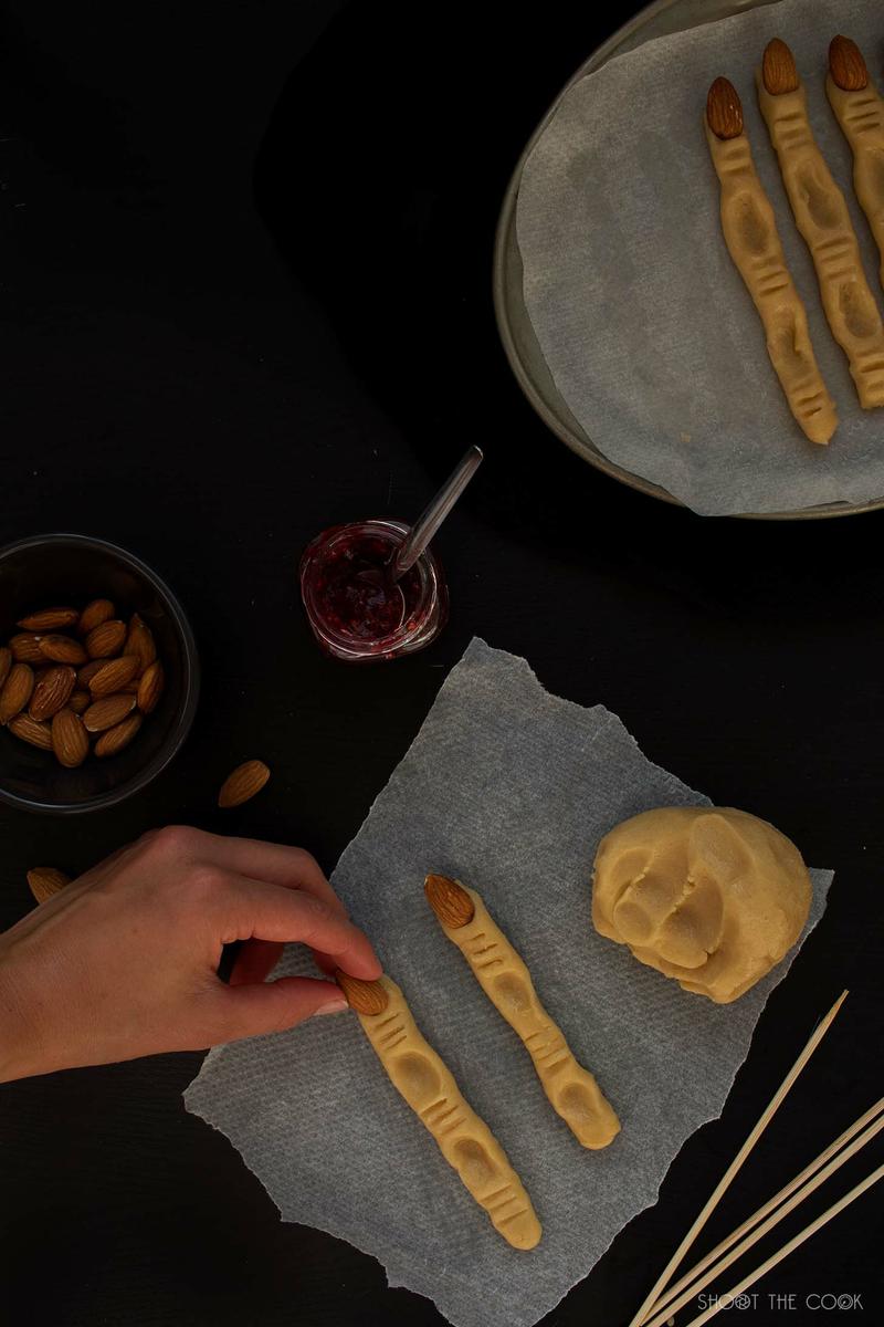 dedos de bruja halloween