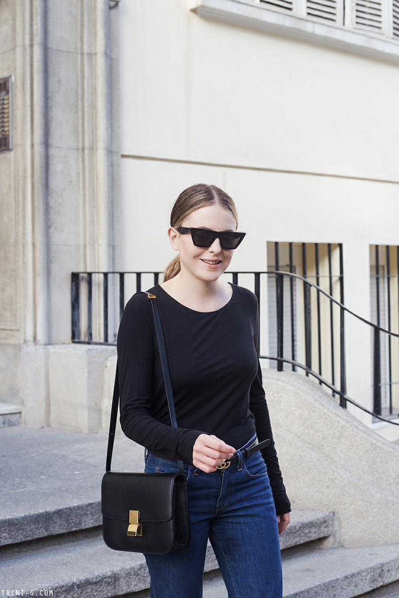 Trini | Wolford top Levis jeans