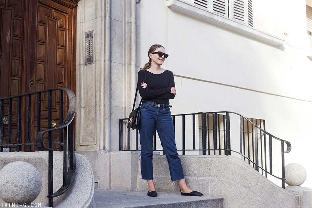 Trini | Wolford top Levis jeans