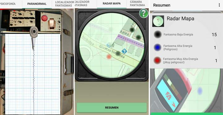 radas de fantasmas psicofonias y actividad paranormal para Android
