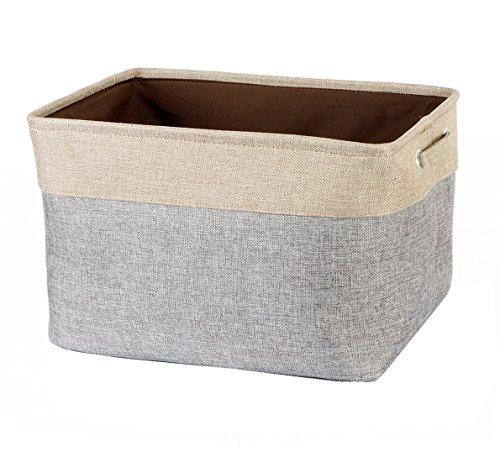 Cesto Almacenaje,Canasta de Almacenaje,Cajas de almacenaje,ISIYINER Lavable y Plegable Cestas de Almacenamiento Alta Capacidad para Juguetes/Libro/Ropa/Toalla en Infantil y Baño de Colgar