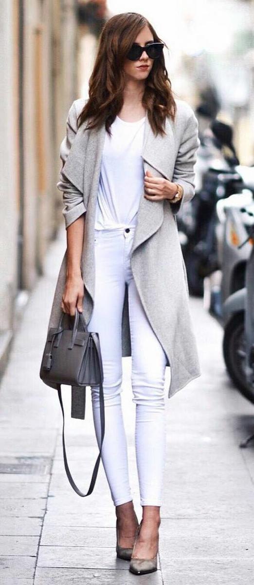 Looks con jeans blancos