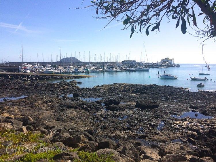 Brunch en Fuerteventura - Mezclando trabajo con placer - Puerto en Corralejo
