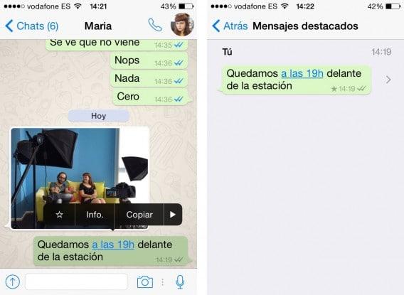 mensajes destacados whatsapp
