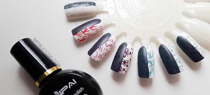 swatches de los tonos de pinpai polish para blogs de nail art que quieren hacer manicura con stamping paso a paso