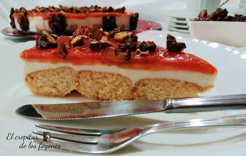 bizcocho de queso crema