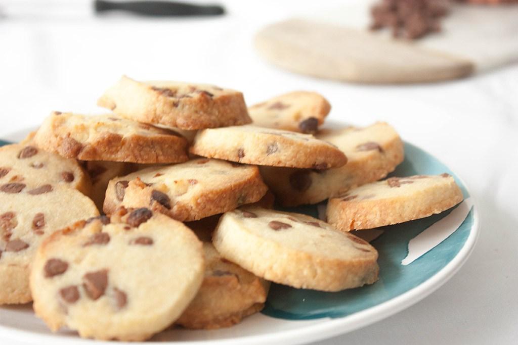 Galletas con chispas de chocolate