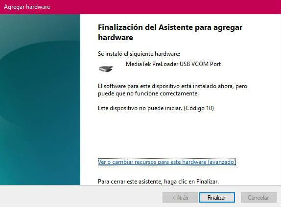 Drivers MT65xx/MT67xx USB VCOM Preloader Descarga y tutorial de instalación paso a paso para teléfonos Android Mediatek y SP Flash Tool