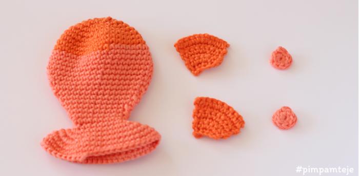 Peces tejidos a ganchillo