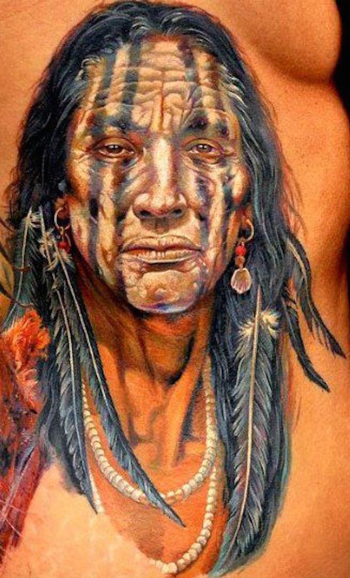 Tatuajes, Tatuadores y amantes de los tatuajes Tatuajes de nativos americanos Personajes 