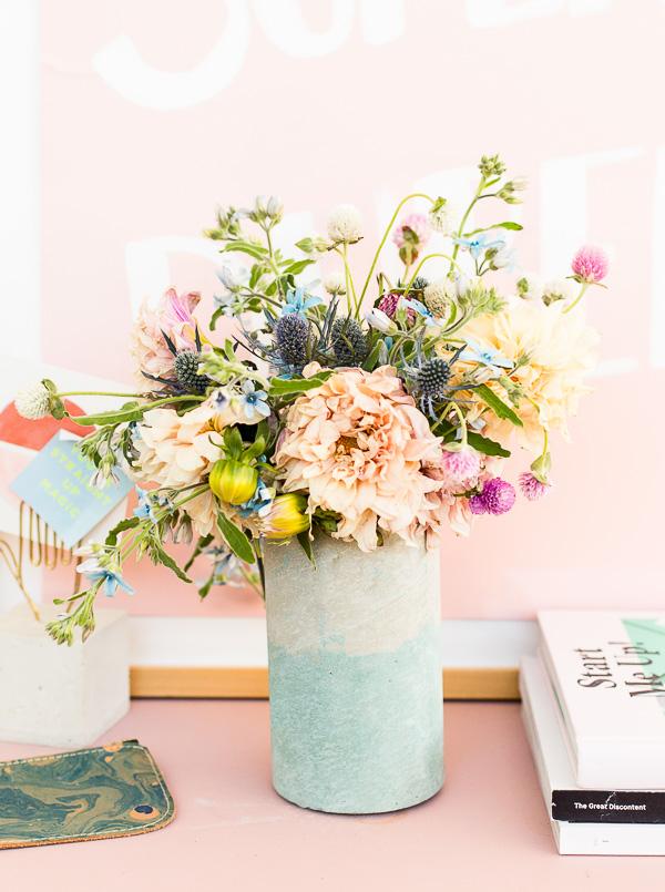 03 diy jarrón flores hormigón manualidades