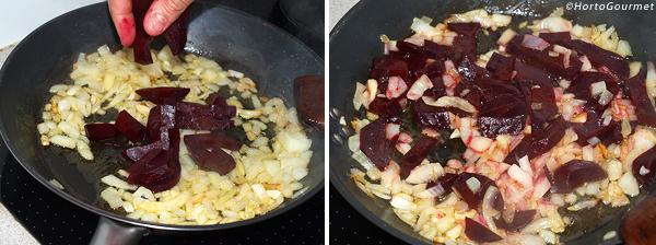 Risotto de remolacha