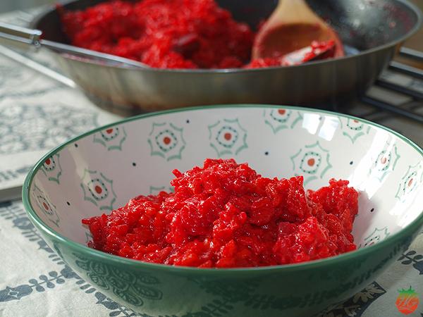 Risotto de remolacha HortoGourmet