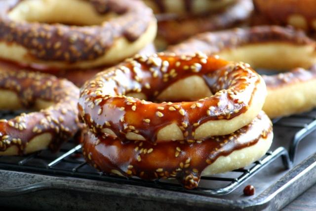 Noum Kong - buñuelo camboyano, postre, gluten free, sin gluten