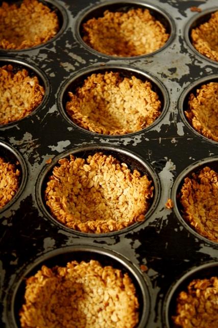 Vasitos de granola para el desayuno