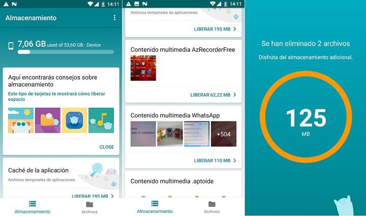 gestor o administrador de archivos y ficheros oficial de Google para Android