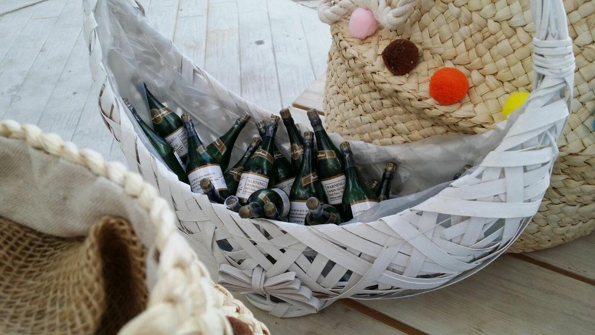 boda DIY - Pomperos en lugar de arroz