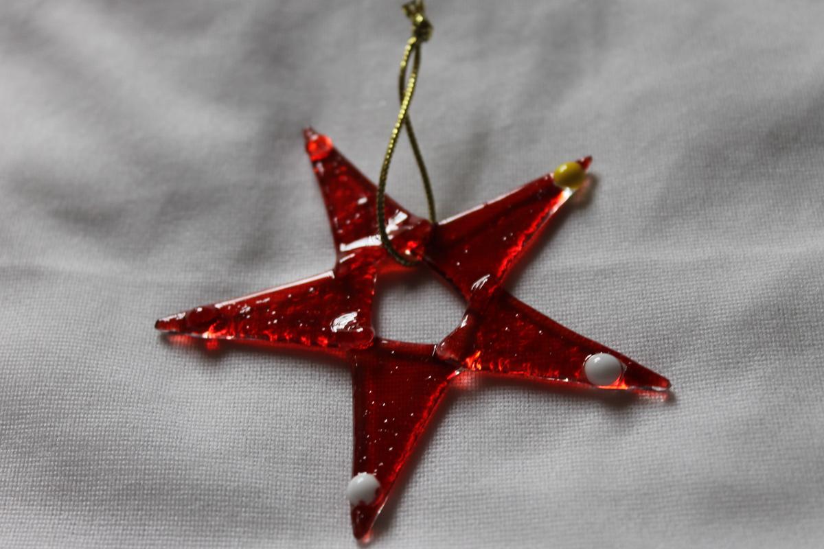 adornos navideños en vitrofusión