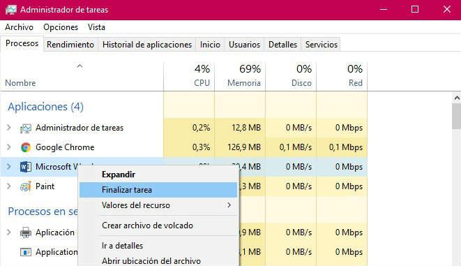 aplicación se queda colgada y no se abre ni da error en Windows 10 Windows 7 Windows 8 y Windows XP