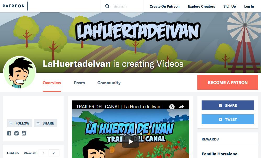 recompensas en patreon