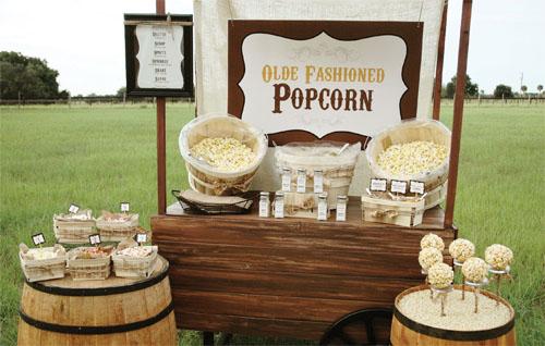 barra de palomitas boda