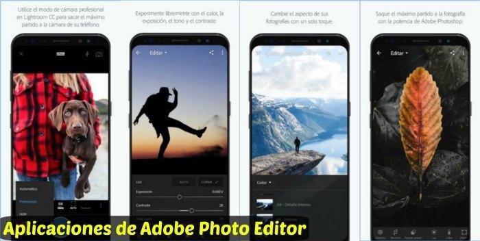 Aplicaciones de Adobe Photo Editor