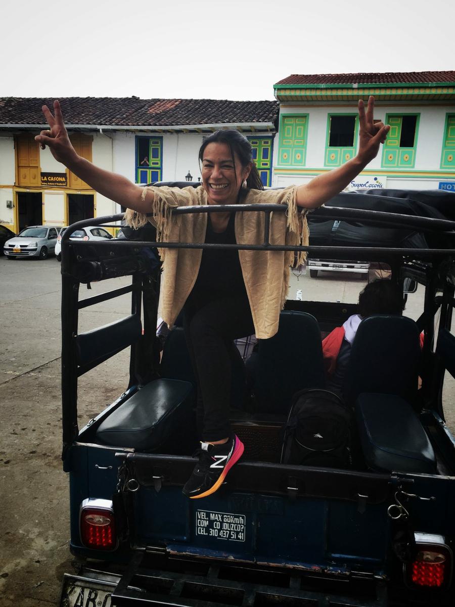 Jeep Willyz para ir hasta el Valle de Cocora