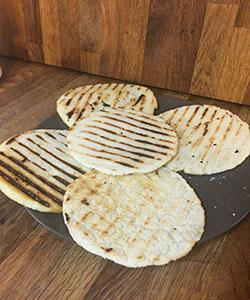 Ricas arepas de maíz