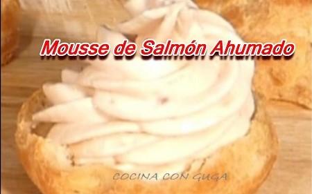 mousse de salmón ahumado