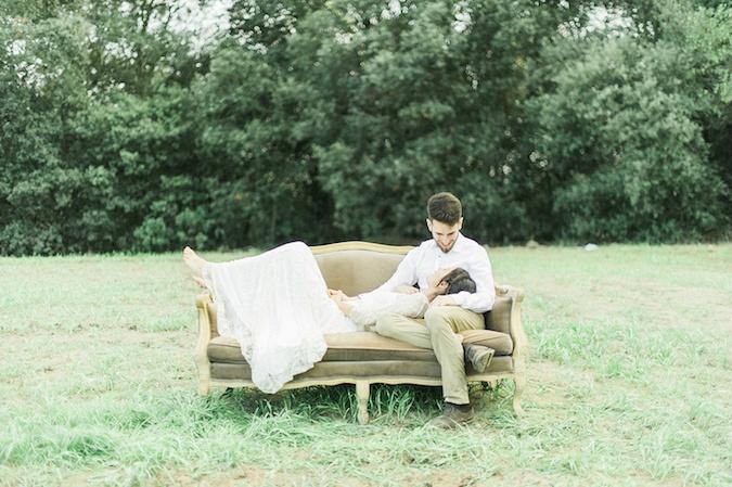 organical slow autumn elopement