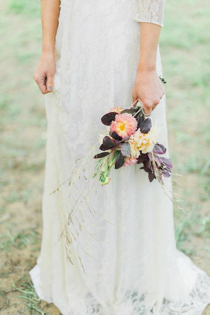 organical slow autumn elopement